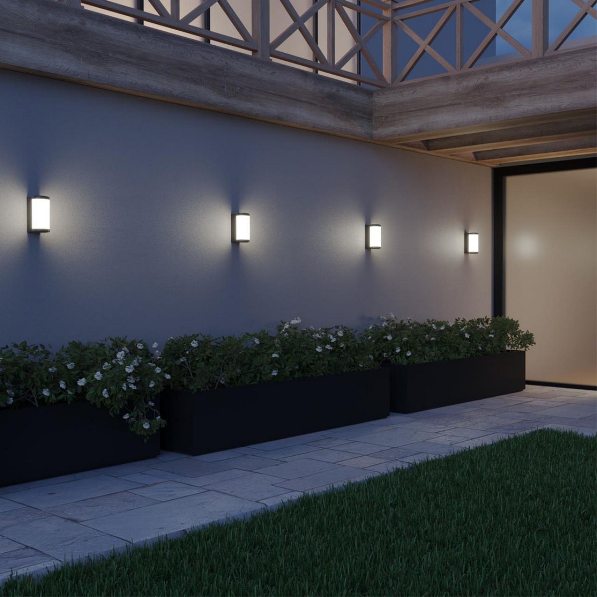 Светодиодные ландшафтные светильники Светильник ландшафтный настенный светодиодный NOVOTECH 359300 OPAL 