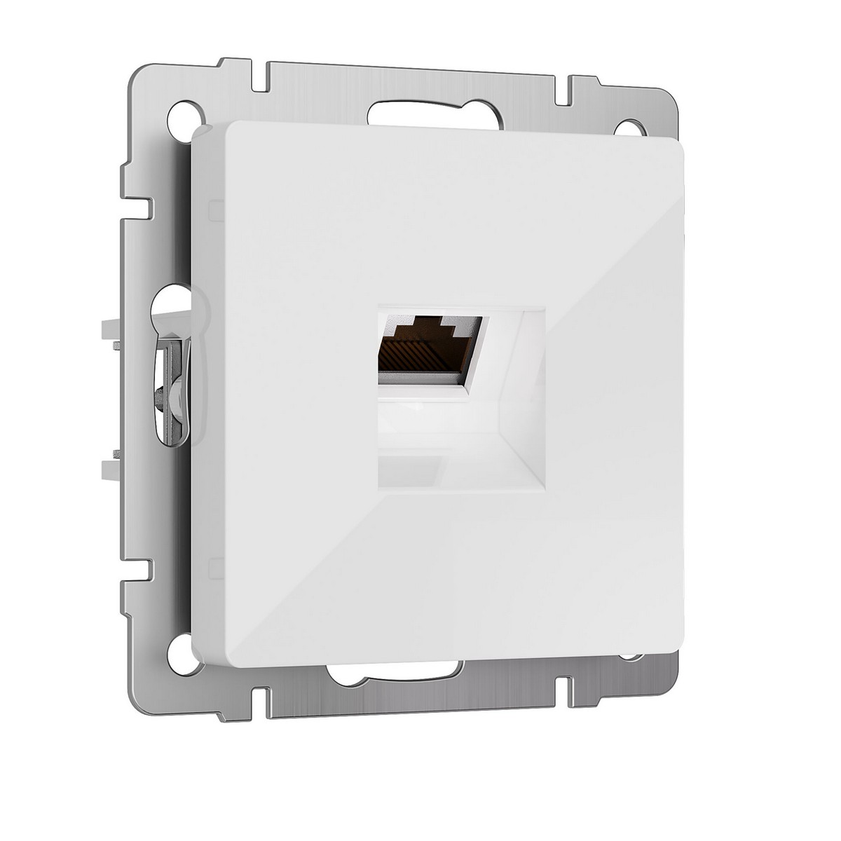 Werkel Белый механизмы Розетка Werkel Ethernet RJ-45 cat. 6A экранированная (белый) W5120101