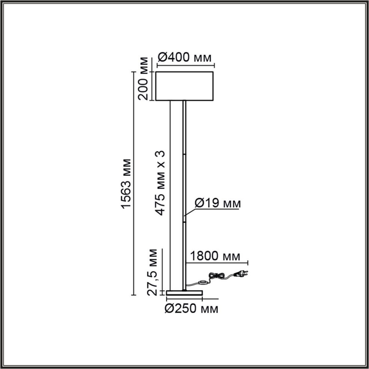 Торшеры Торшер LUMION 8250/2F NIKKI 