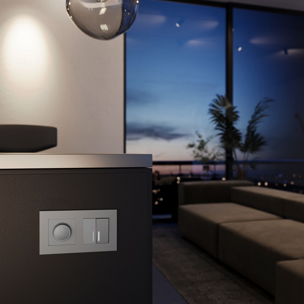 Рамки Werkel Slab Рамка Werkel на 2 поста Slab (серебро матовый) W00229650