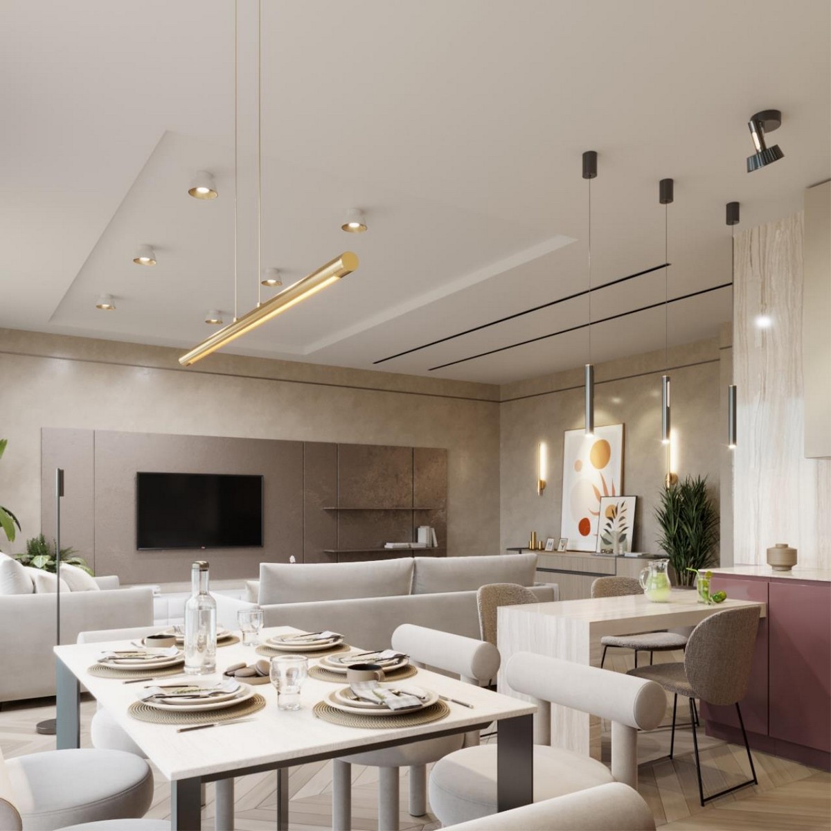 Накладные светодиодные светильники Настенный светильник ODEON LIGHT 6643/7WL MALI 