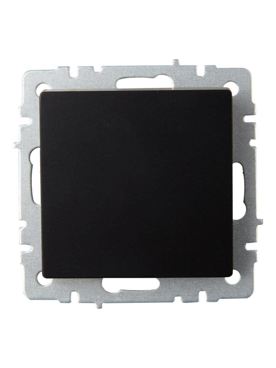 IEK Brite Черный Выключатель IEK BRITE 1-клавишный 10А ВС10-1-0-БрЧ черный BR-V10-0-10-K02