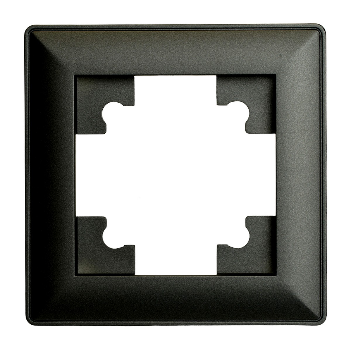 Катрин - Розетки и выключатели Stekker Рамка STEKKER PFR00-7001-05 1-ая Катрин черный 39812