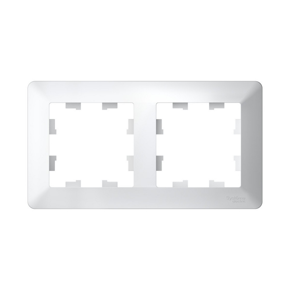 AtlasDesign Белый Рамка Systeme Electric AtlasDesign Air Белый/дымчатый белый 2-ая ATN220102