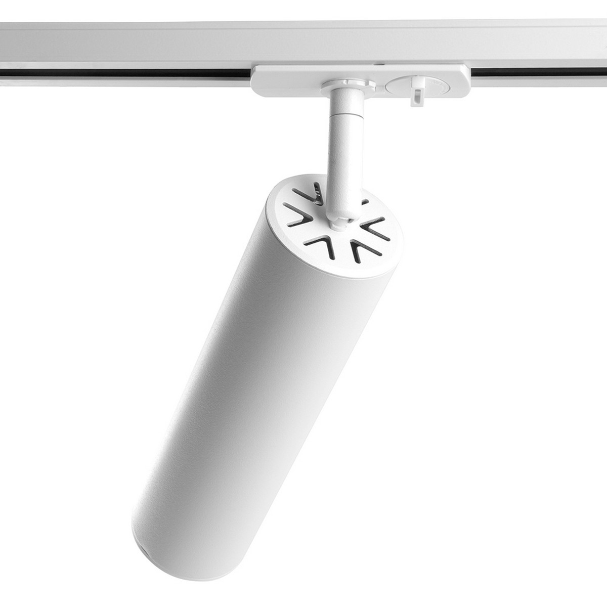 Трековые светодиодные светильники Светильник Feron AL194 трековый однофазный на шинопровод под лампу GU10 белый 48540 