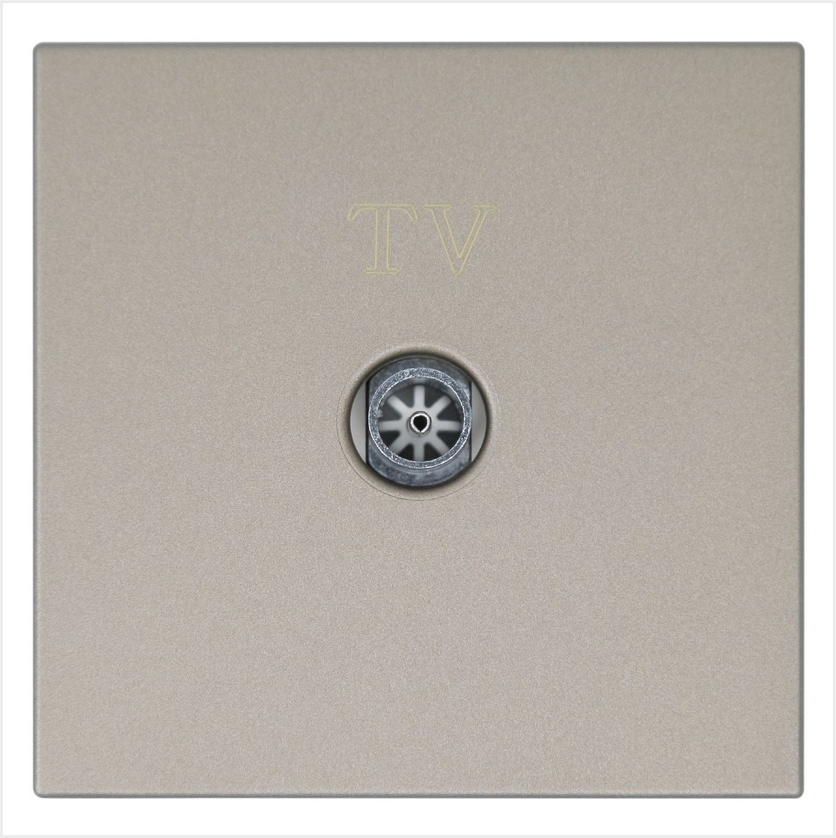 JASMART FD - розетки и выключатели Розетка TV JASMART FD Φ9.5mm оконечная Бронза 6001BR