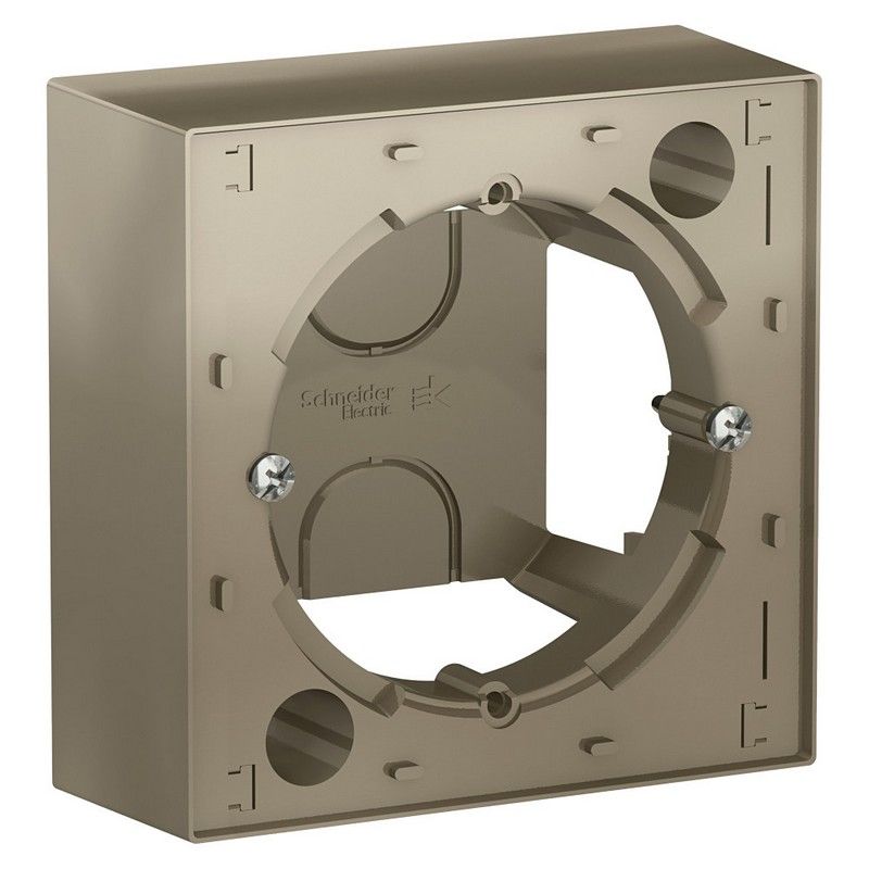 AtlasDesign Шампань Коробка для наружного монтажа Systeme Electric AtlasDesign Шампань ATN000500