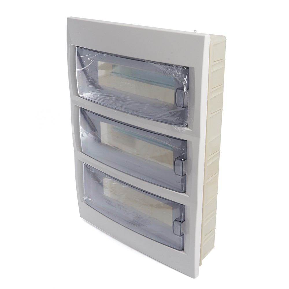 Пластиковые боксы и щиты Stekker Бокс встраиваемый STEKKER EBX50-2/36-40 36 модулей, пластик, серия Standart 39656