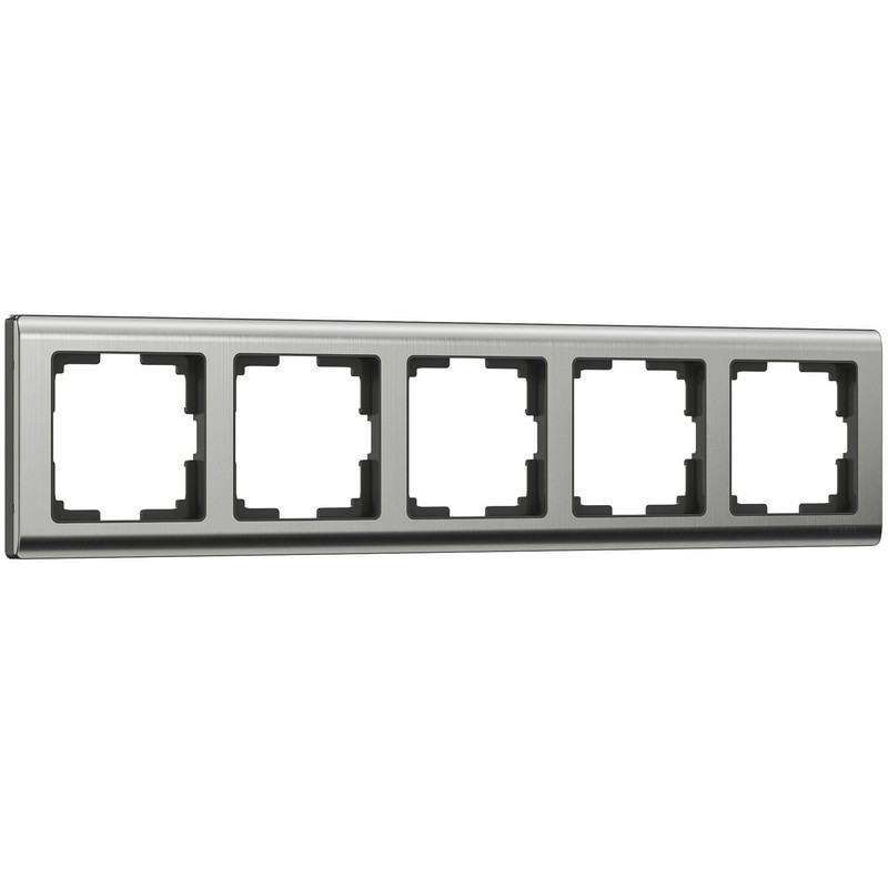 Рамки Werkel Metallic Рамка Werkel Metallic на 5 постов (глянцевый никель) W0051602