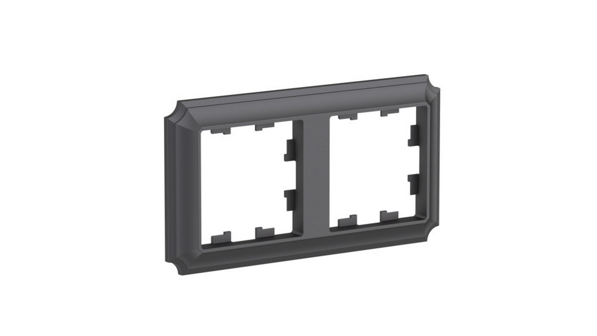 AtlasDesign Рамки Antique Рамка Systeme Electric AtlasDesign Antique Базальт 2-ая, универсальная ATN101402