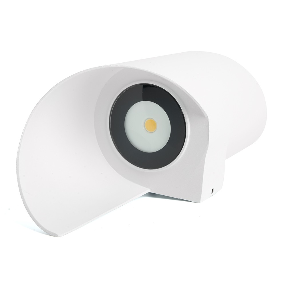 Уличные настенные светильники Светильник уличный светодиодный Feron DH109 2*5W 520Lm 3000K белый 48312 