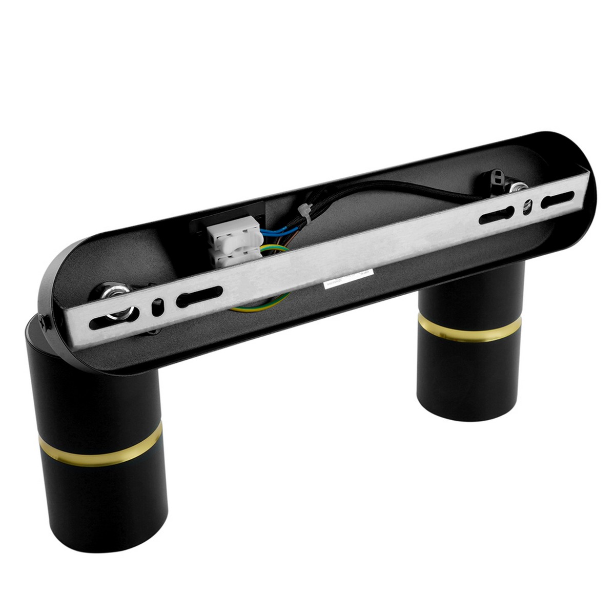 Светильники споты светодиодные Светильник спот Feron ML1862 ZEN настенно-потолочный GU10 чёрный золото 48643 