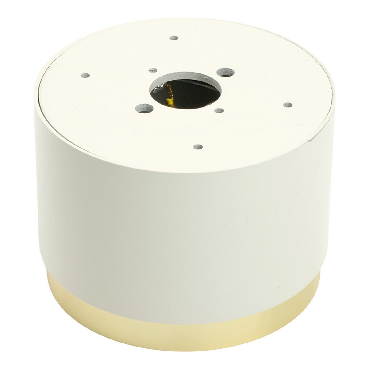 Светильники споты светодиодные Светильник Feron потолочный Barrel DUET HL459 GX53 белый + золото IP20 52022 