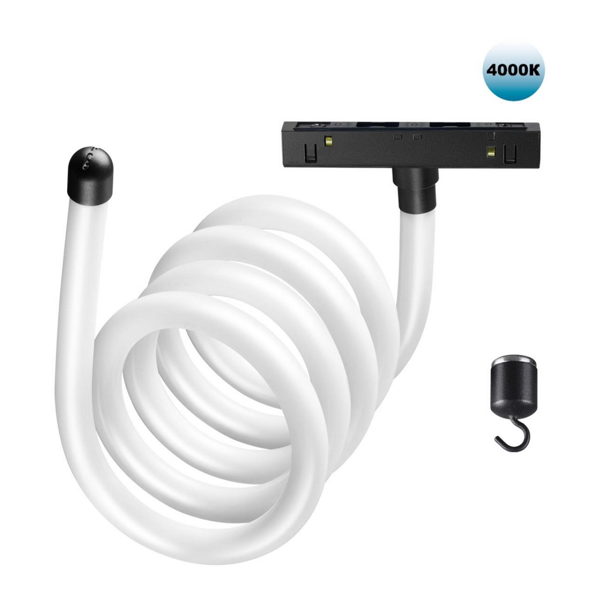 Трековые светодиодные светильники Трековый светильник «ГИБКИЙ НЕОН» для низковольтного шинопровода FLUM NOVOTECH 359140 RAMO 