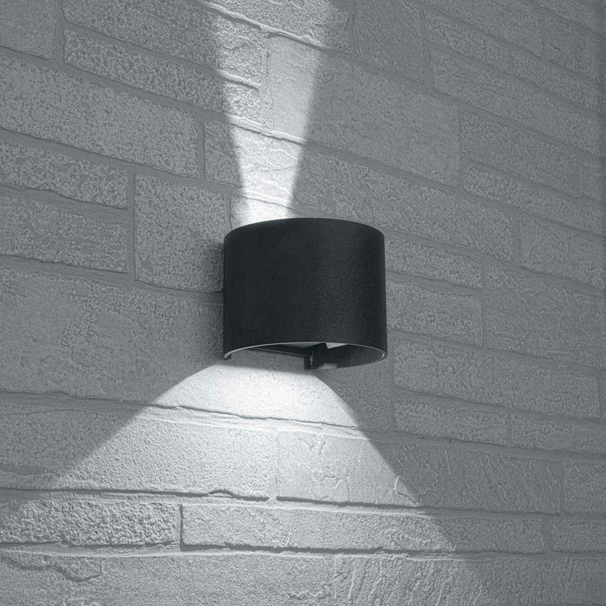 Уличные настенные светильники Светильник уличный светодиодный Feron DH013 2*3W 450Lm 4000K черный 11872 