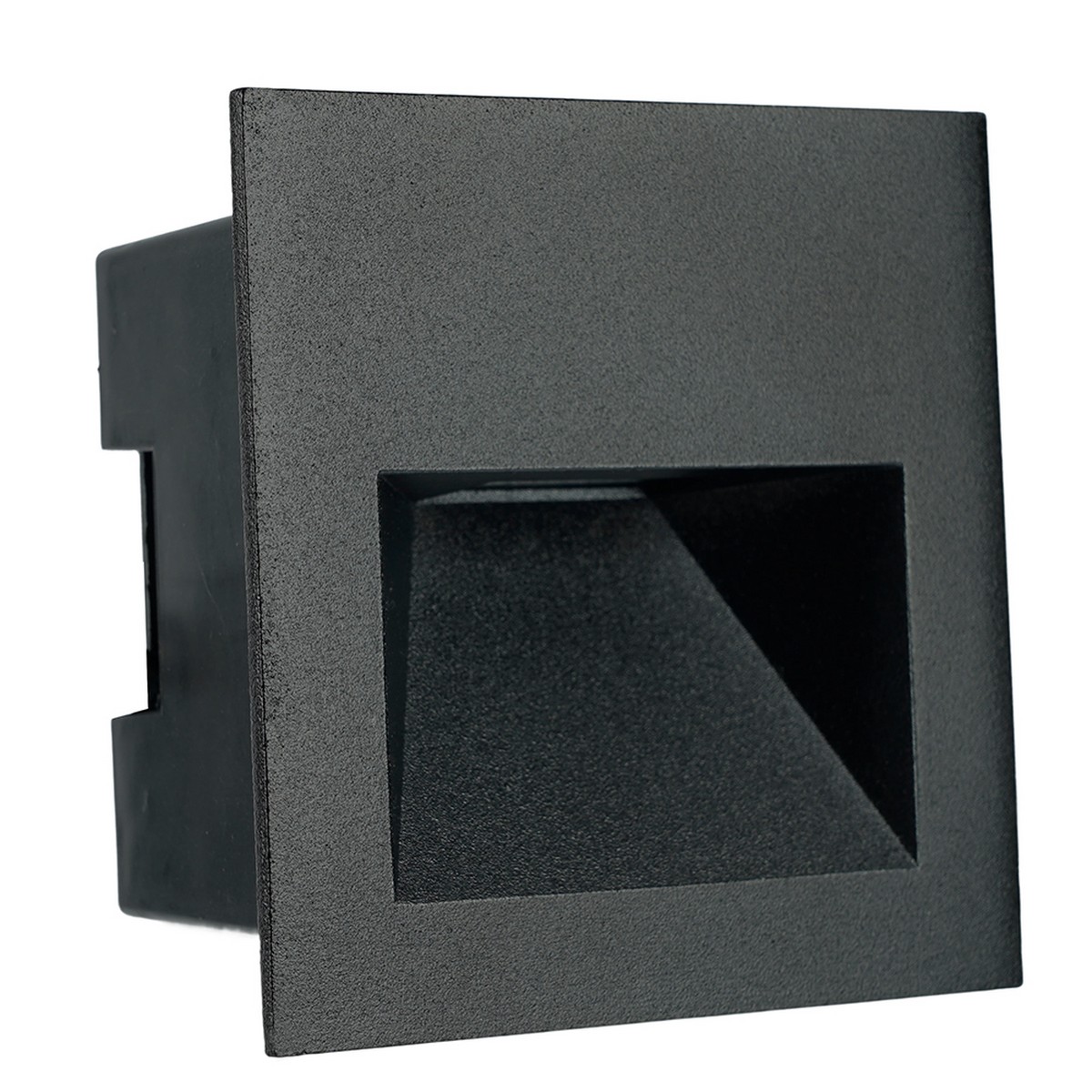 Уличные настенные светильники Светодиодный светильник Feron LN013-1 встраиваемый 3W 4000K IP65 черный 51958