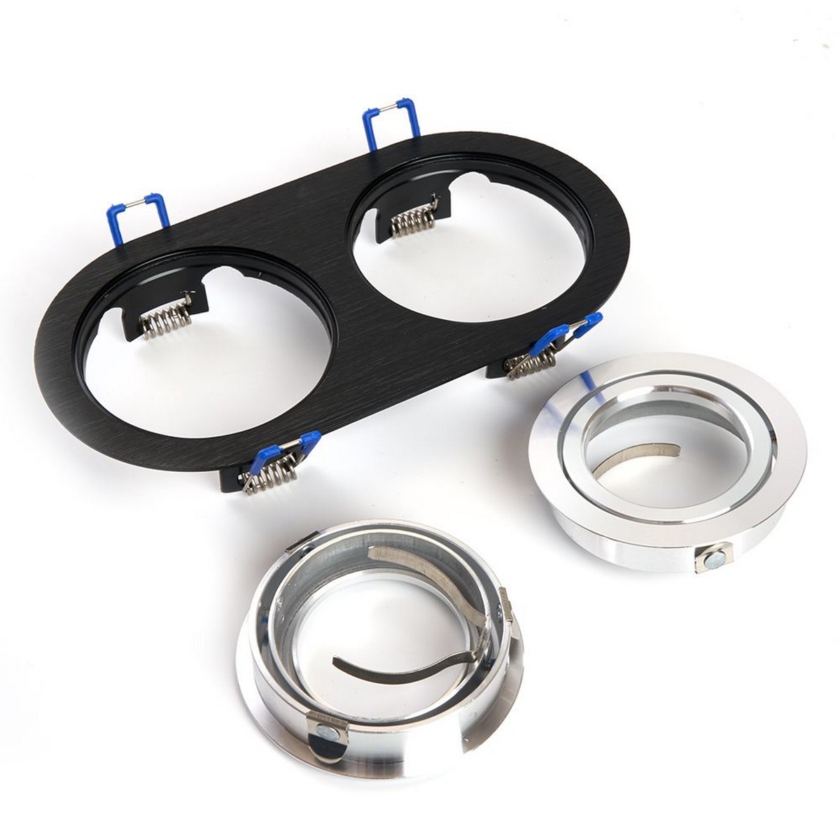 Встраиваемые светодиодные светильники Светильник потолочный встраиваемый Feron DL2812 черный 48462 