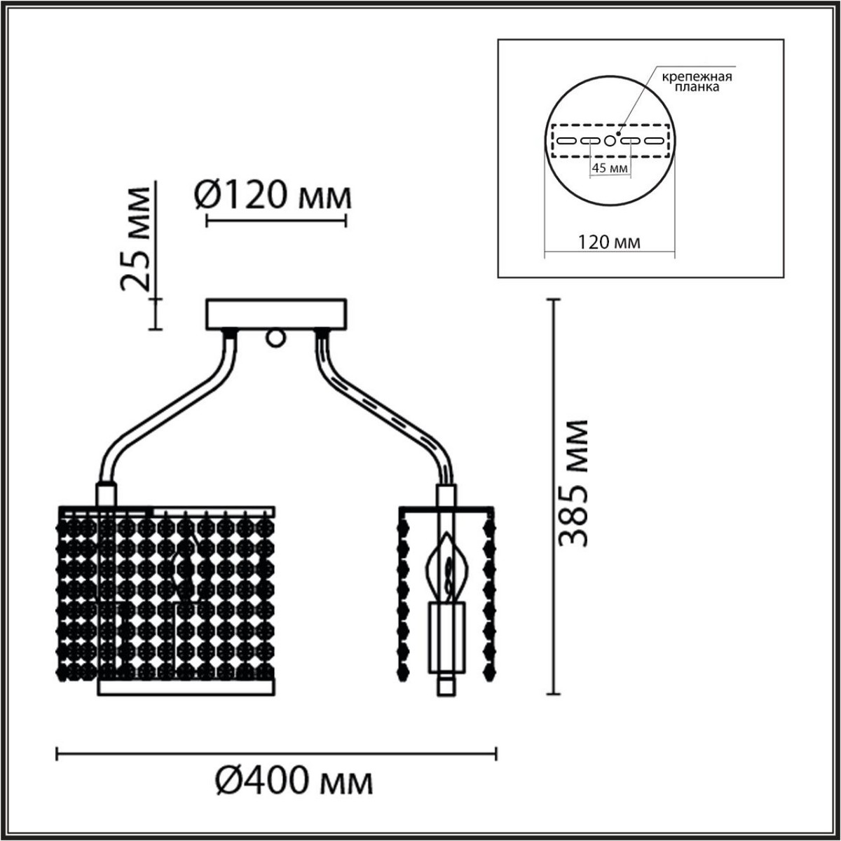 Люстры Люстра потолочная LUMION 8244/5C LAYLA 