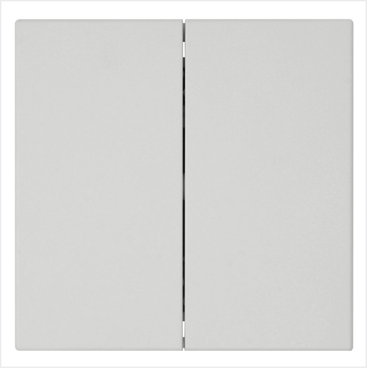 JASMART FD - розетки и выключатели Выключатель двухклавишный JASMART FD матовый Тауп (soft touch) 3023PTM