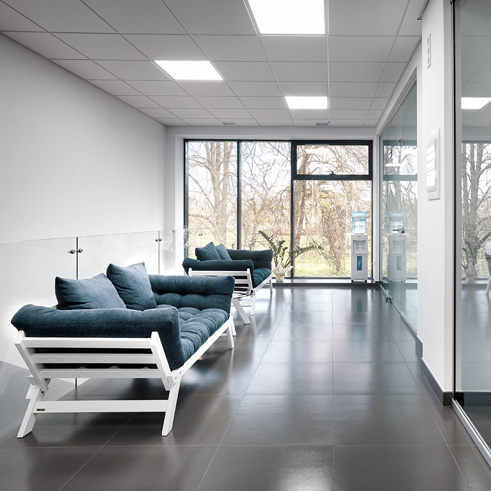 Светодиодные светильники армстронг 600*600 Офисный светильник Feron серии TR Армстронг 36Вт, 4000К, CRI90, опал с БАП 1час 48900 