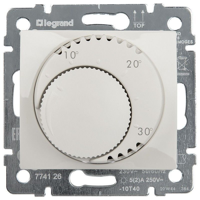 Legrand Valena Classic Кремовый Термостат Legrand Valena Крем станд 8А 774126