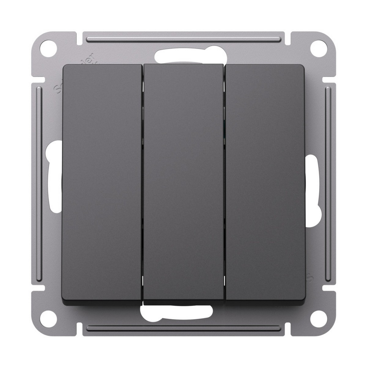 AtlasDesign Базальт Выключатель Systeme Electric AtlasDesign Базальт 3-клавишный, ATN001431