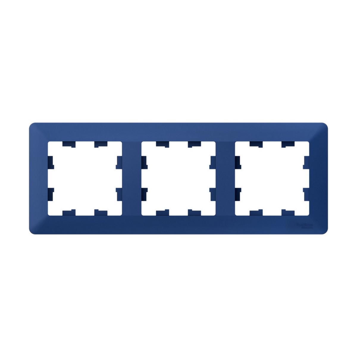 AtlasDesign Аквамарин Рамка Systeme Electric AtlasDesign Air Аквамарин/дымчатый черный 3-ая ATN221103