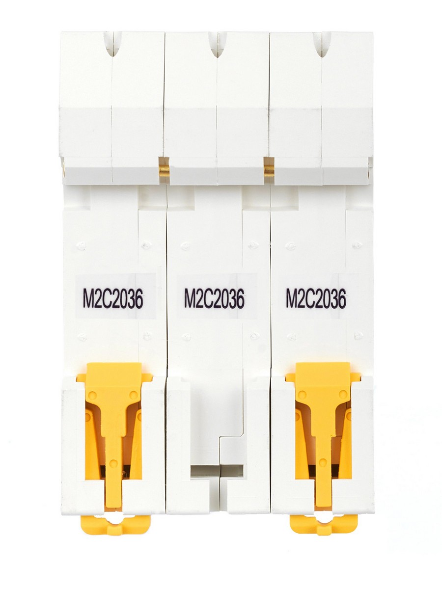 3 полюсные (трехполюсные) Автоматический выключатель IEK ARMAT M06N 3P C 20А AR-M06N-3-C020 