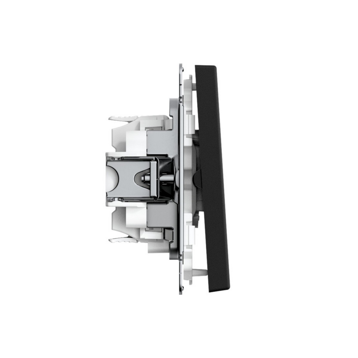 ArtGallery Карбон Переключатель SE ArtGallery Карбон 2-клавишный, быстрозажим. клем. GAL001065S