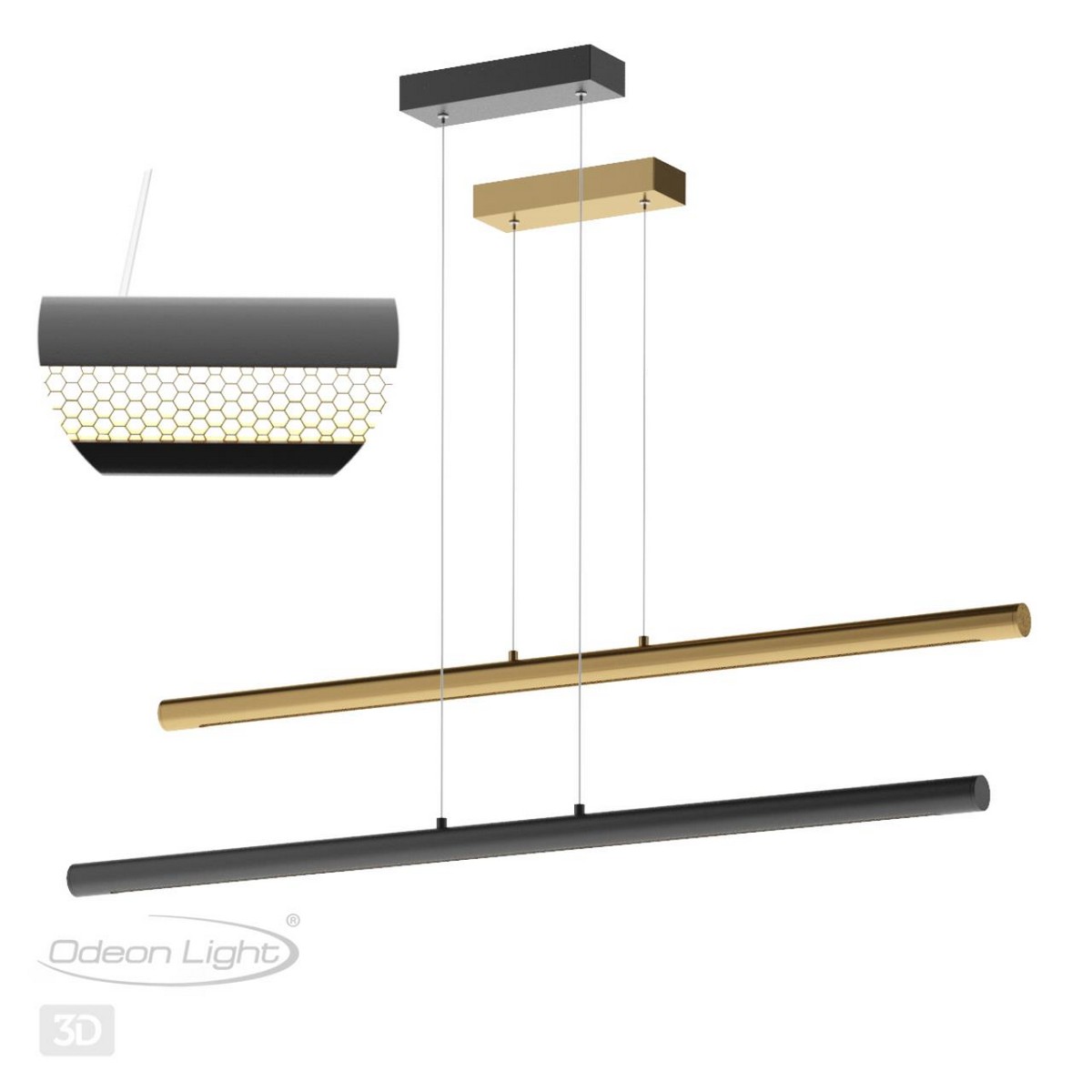 Подвесные светодиодные светильники Подвесной светильник ODEON LIGHT 6643/45L MALI 