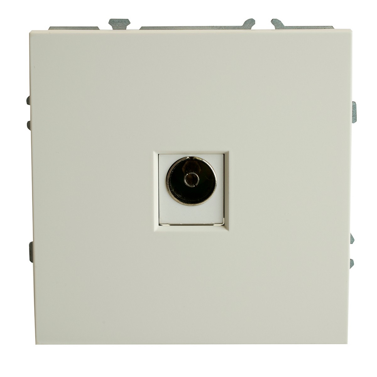 Эмили - Розетки и выключатели Stekker Розетка телевизионная 1-ая STEKKER Эмили RST00-5108-01 75 Ом 5-862МГц  белый фарфор soft touch 49875