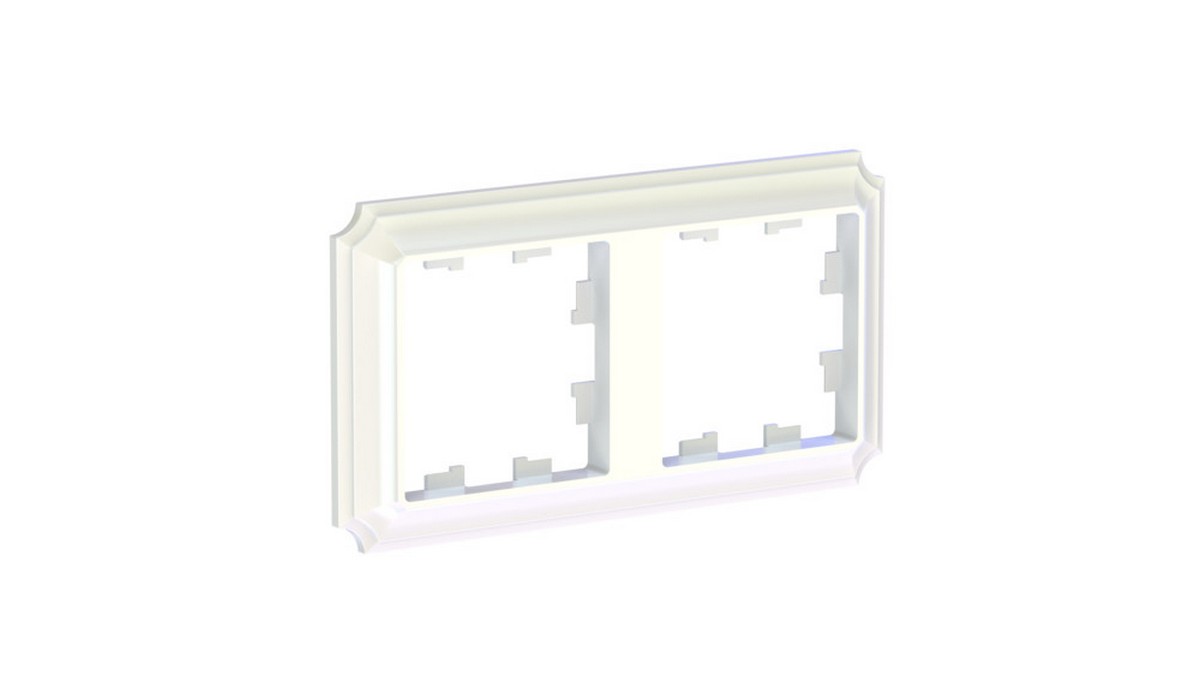 AtlasDesign Рамки Antique Рамка Systeme Electric AtlasDesign Antique Жемчуг 2-ая, универсальная ATN100402