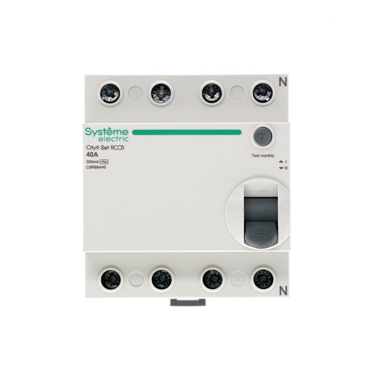 Systeme Electric Выключатель дифференциального тока SE City9 Set (ВДТ) 40А 4P 300мА Тип-AC 400В C9R66440 