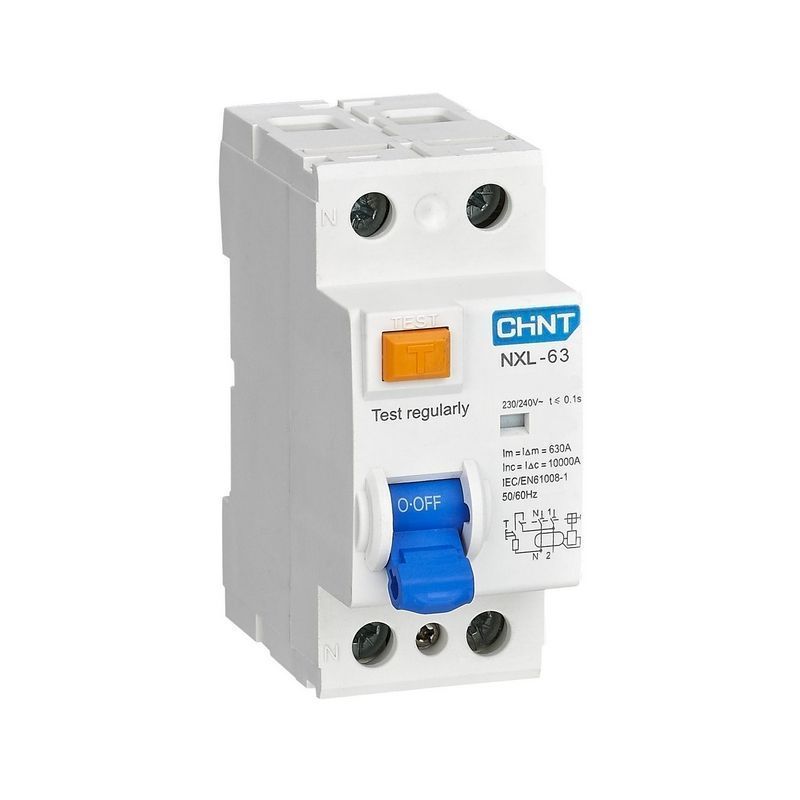 CHINT УЗО CHINT NXL-63 6kA 1P+N 25A 30mA AC (R) 280721 