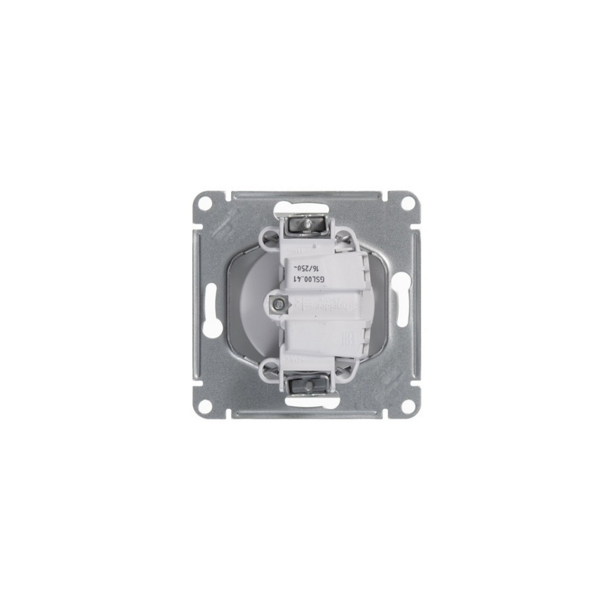 Glossa Белый Розетка Systeme Electric Glossa Белый без заземления GSL000141