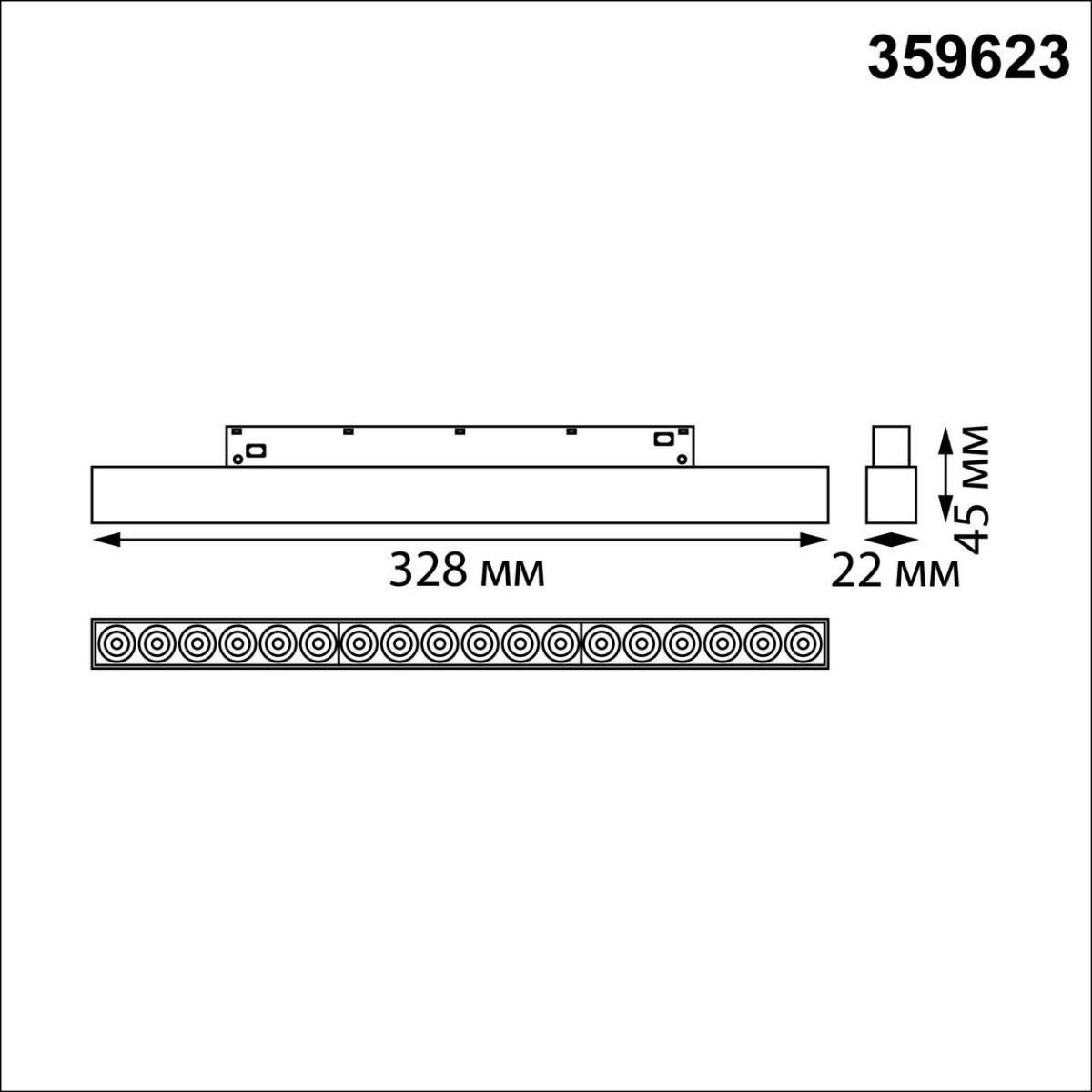 Трековые светодиодные светильники Трековый светильник для низков. шинопровода с переключателем цветовой темперетуры NOVOTECH 359623 FLUM 