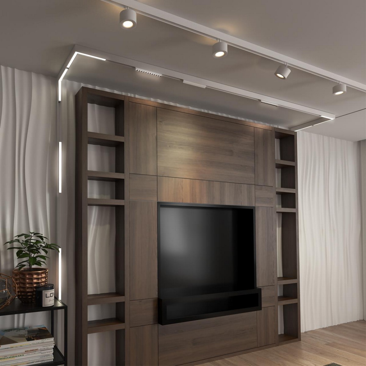 Трековые светодиодные светильники Трековый светильник для низковольтного шинопровода диммируемый со сменой цветовой темпер NOVOTECH 358912 FLUM 