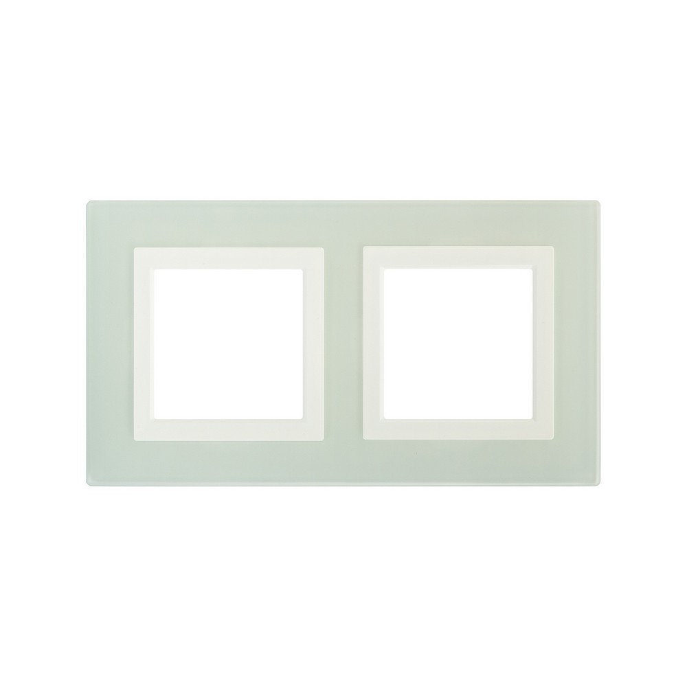 DKC Avanti Рамки Рамка DKC Avanti из натурального стекла светло-зеленая 2 поста (4 мод.) 4406824