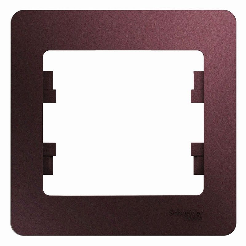 Glossa Баклажан Рамка Systeme Electric Glossa Баклажановая 1-ая GSL001101