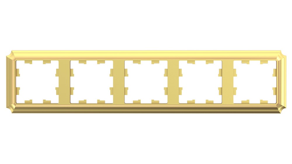 AtlasDesign Рамки Antique Рамка Systeme Electric AtlasDesign Antique Золото 5-ая, универсальная ATN101605