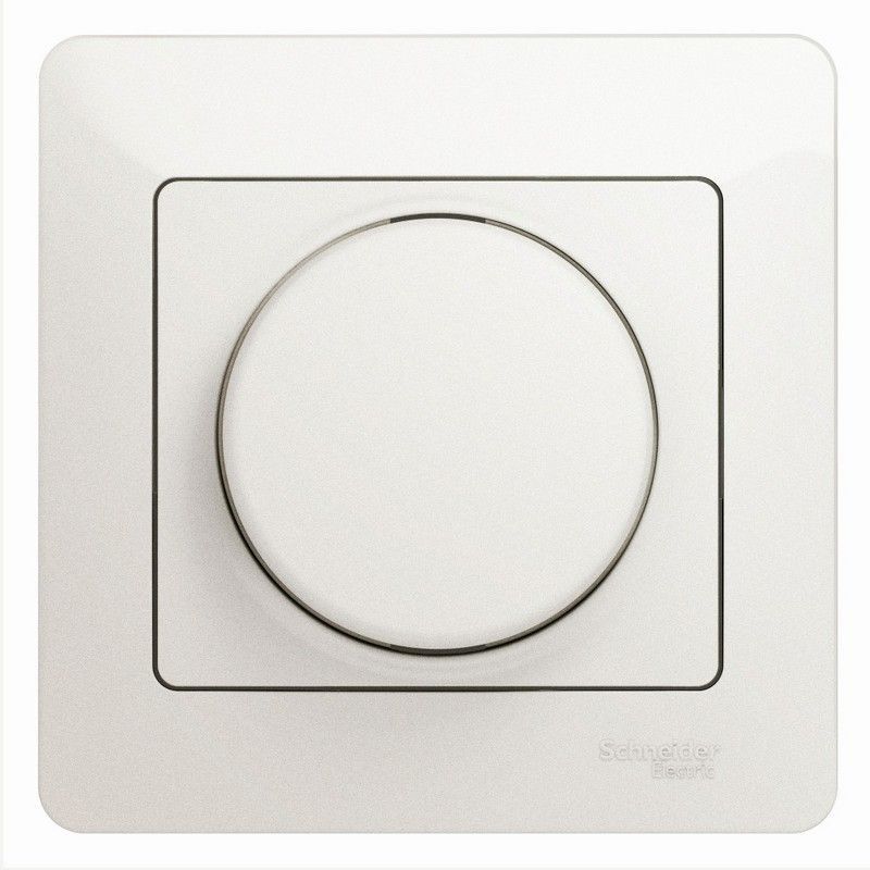 Glossa Перламутр Светорегулятор (диммер) Systeme Electric Glossa Перламутр универсальный, 600Вт, в сборе GSL000636