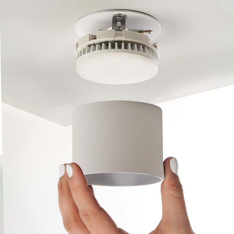 Светильники споты светодиодные Светильник спот потолочный Feron HL359 12W GX53 белый 41990 