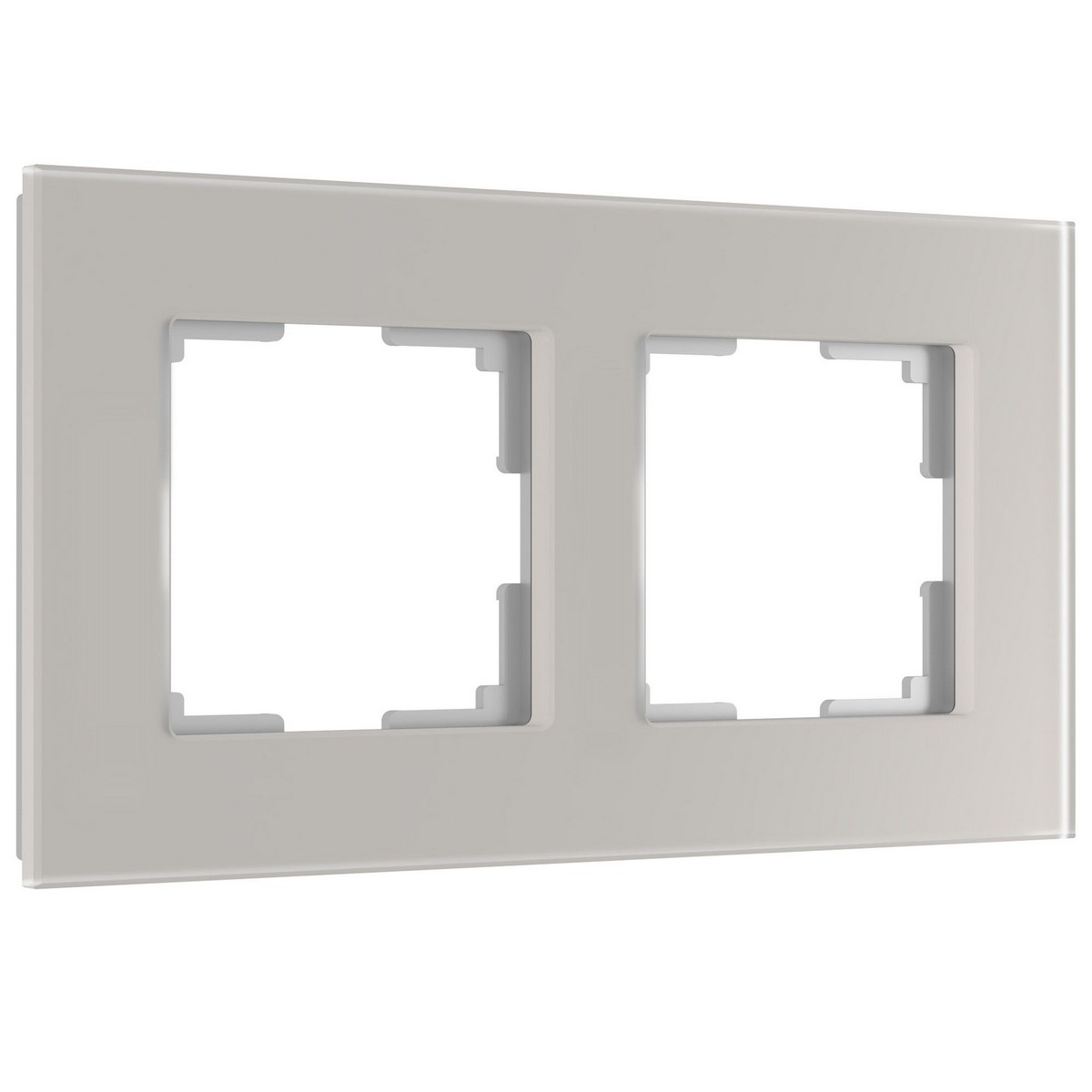 Рамки Werkel Senso Рамка Werkel на 2 поста Senso (дымчатый, стекло soft-touch) W0023117