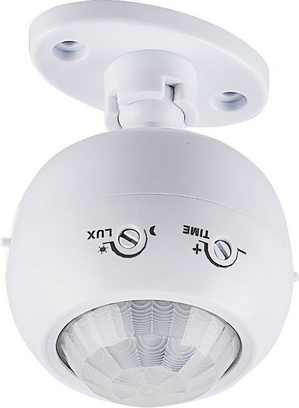 Датчики движения, освещенности и открытия Датчик движения Feron SEN16/ES-P27A 1200W DD=8m IP20 белый 22074 