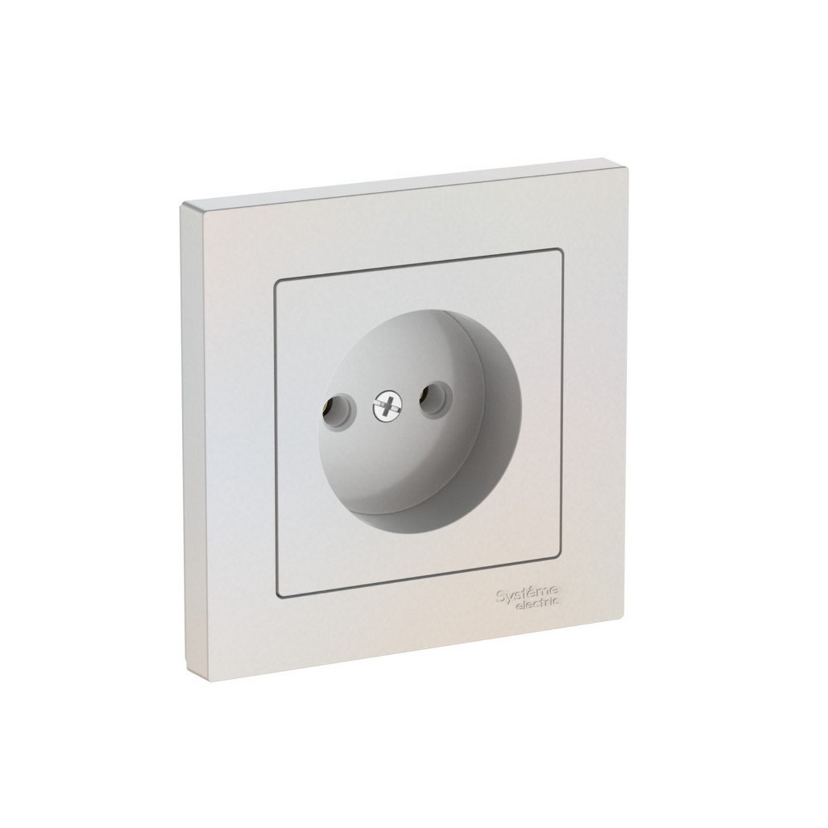 AtlasDesign Жемчуг Розетка SE AtlasDesign Жемчуг без заземления в сборе быстрозажим. клем. ATN000440S