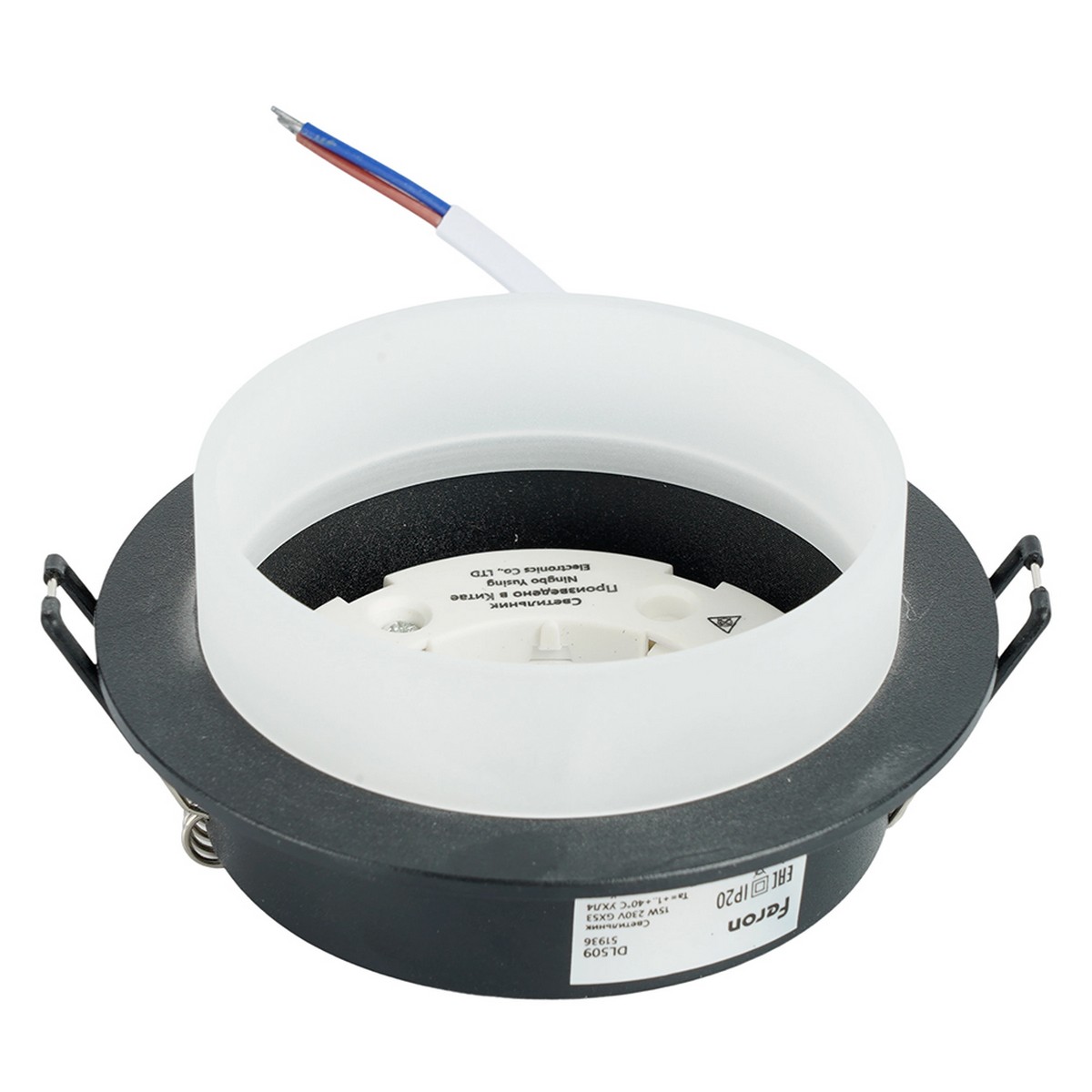 Встраиваемые светодиодные светильники Светильник Feron встраиваемый DL509 потолочный GX53 черный 51936 