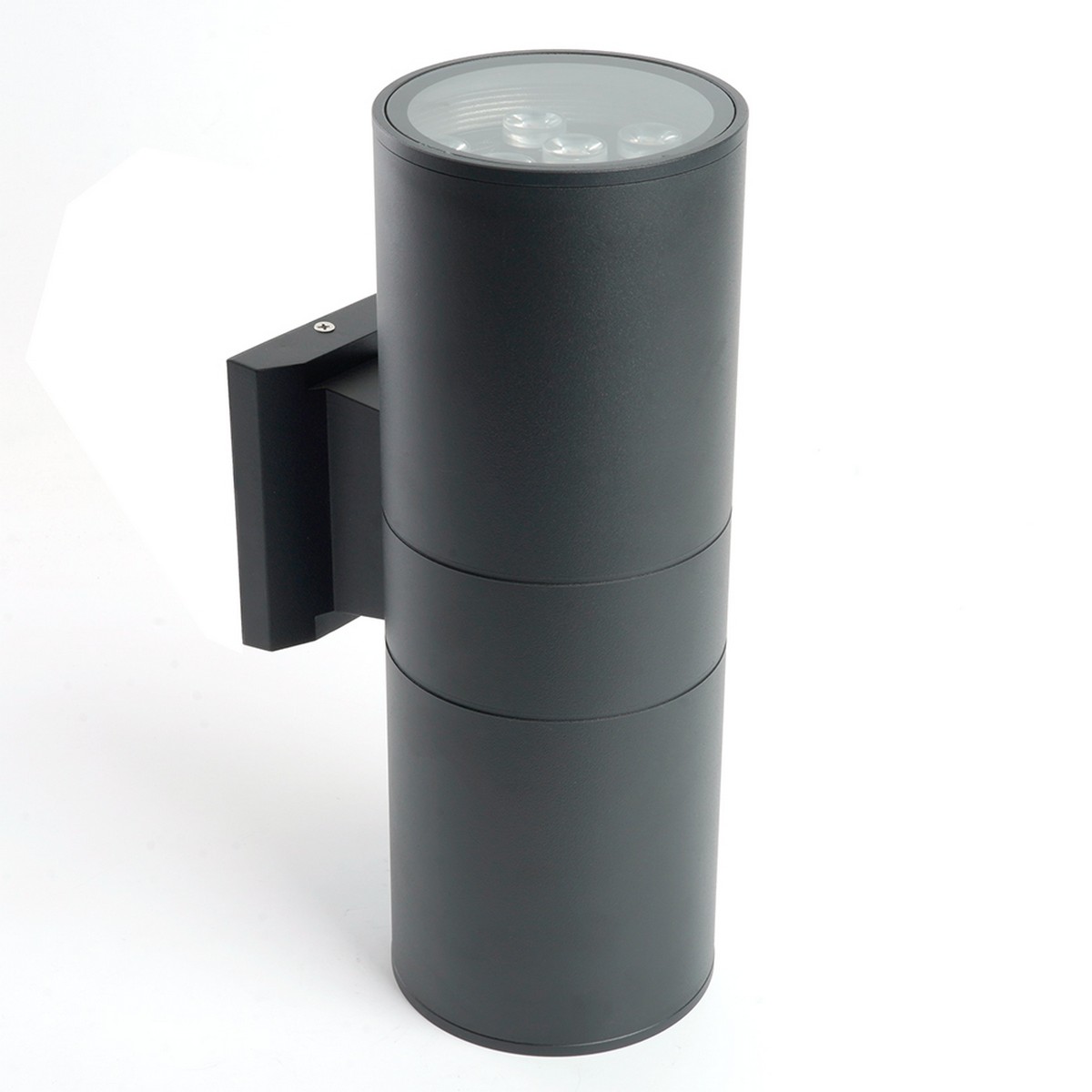 Уличные настенные светильники Светильник уличный светодиодный Feron DH0710 2*9W 1500Lm 2700K черный 48355 