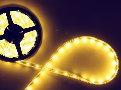 Светодиодная лента белая теплая Светодиодная лента Eleganz LUX 2835 IP20 12V 9.6 Вт/м 120 Led/м Теплый белый 3000K (цена за метр) EL-LS-96WW