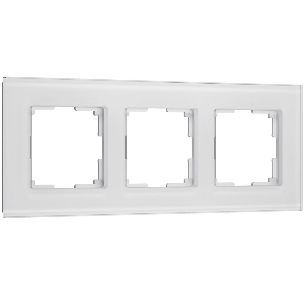 Рамки Werkel Senso Рамка Werkel на 3 поста Senso (белый, стекло soft-touch) W00331010