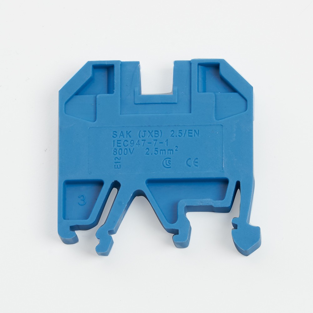 Комплектующие для щитов Зажим наборный изолированный (винтовой) ЗНИ - 2,5 (JXB2.5), синий, STEKKER, LD551-2-25 39358 